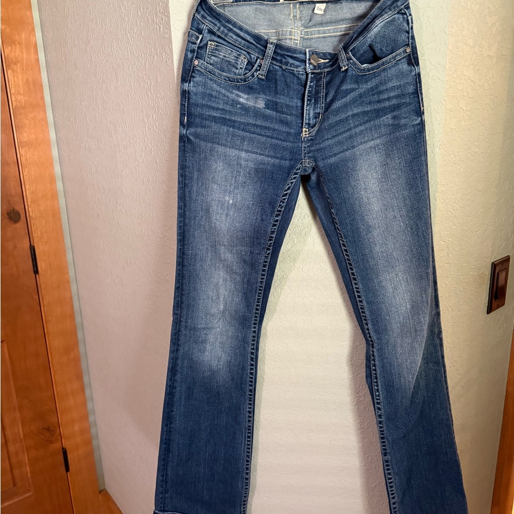 BKE Flare Women's Jeans in Classic Blue